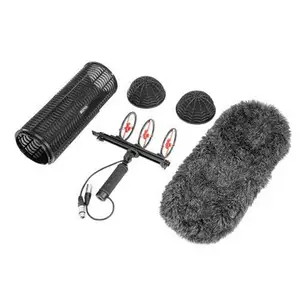 BY ws1000 Windshield Suspension Condenser Microphone with 3 shockmount for interview recrding