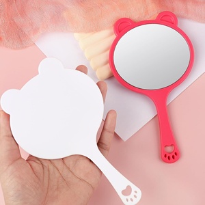 Ensemble de peignes à miroir transparents 409 - Miroir avec manche - Pour les sorties et les voyages - Miroir cadeau et objet de décoration - Product Image 5