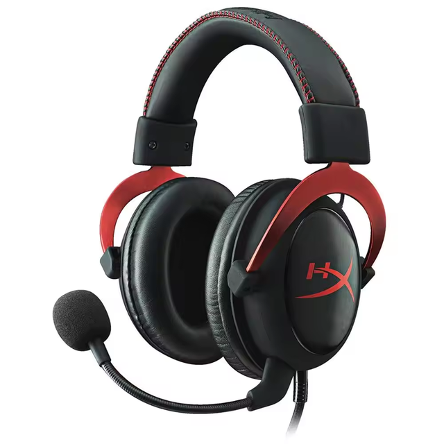 Original Hyper X Cloud II 7.1 Surround Sound Memory Foam Ear Pads Wired Headphones Gaming Headset
