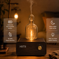 Diffuseur d'huiles essentielles HIITII Beach Wood, sans eau, silencieux, batterie 2000 mAh, longue durée, aromathérapie, SPA, YOGA, salle d'étude, portable, hôtel