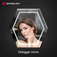Miroir à écran tactile personnalisé en gros Hotel Espelho avec miroir de salle de bain et lumière LED verre décoratif moderne compact 20 pièces