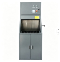 Cabine de peinture à rideau d'eau en aluminium SC06 pour peinture de panneaux, petite cabine de pulvérisation avec purification de la brume de peinture