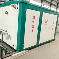 Regulator dan Metering Skid Pengatur Tekanan CNG Dual Line 1000Nm3 dengan Penukar Panas