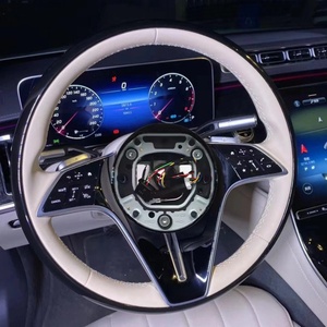 Volante de Cuero Estilo AMG, Modelo Antiguo Actualizado, Nuevo y Completo, para <span class=keywords><strong>Mercedes</strong></span> Benz y <span class=keywords><strong>Maybach</strong></span> Clase C, E, S, G, GLC, GLE, GLB, CLA - Product Image 3