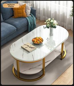 Meja Teh & Kopi desain Modern elegan, untuk rumah kayu Solid furnitur ruang tamu dalam ruangan - Product Image 2