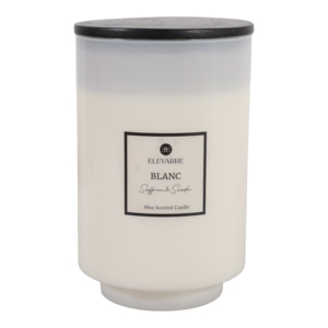ELEVARRE Candela Profumata in Barattolo Blanc Saffron & Suede 88oz - Product Image 1