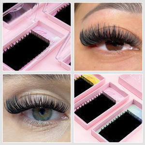 מסי lash רך פרט רך lash רכה מט שחור פרטי תווית cashmere נפח ריסים הרחבה - Product Image 6