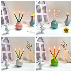 Ensemble de bougies très vendu, bougies au ghee parfumées, combustion longue durée, ensemble de bougies éternelles pour <span class=keywords><strong>la</strong></span> fête des mères, OEM disponible - Product Image 6