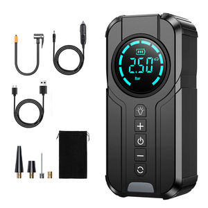 Portable 12V Auto Booster Power Bank 6000mAh Charger Lithium <strong>Battery</strong> Pack Digital Screen <strong>Car</strong> Tyre Air Pump Jump Starter - Product Image 6