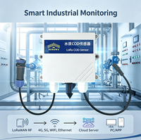 Testeur de qualité de l'eau LoRaWAN haute précision pour la surveillance de la qualité de l'eau IoT, certification CE