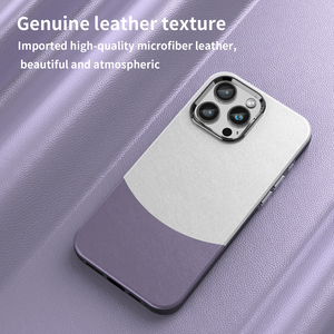 Caja a prueba de golpes con marco metálico TPU + PC magnética con sensación de piel cepillada armadura resistente barata al por mayor para 15 Pro Max - Product Image 6