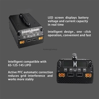 Pengisi Daya Baterai Drone Pertanian Pintar Khusus EV Peak U4 100V-240V Aksesoris Drone FPV Racing EVTOL Guangdong Cina