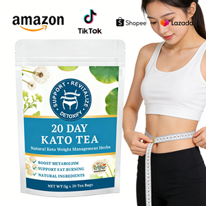 Tè Keto OEM 20 Giorni, Tè alle Erbe Naturale e Biologico per Perdita di Peso, Gestione del Peso, Disintossicazione e Modellamento del Corpo - Product Image 1