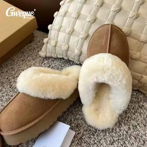 Vendita all'Ingrosso di Nuovi Stivali <span class=keywords><strong>da</strong></span> <span class=keywords><strong>Neve</strong></span> Ugs Disquette per <span class=keywords><strong>Donna</strong></span>, Scarpe Invernali alla Moda con Suola Spessa, <span class=keywords><strong>Calzature</strong></span> Casual <span class=keywords><strong>da</strong></span> Esterno in Camoscio Caldo - Product Image 6