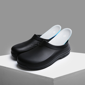 Unisex Slip-On Lightweight Slip Resistant Food Service Oil Resistant <strong>Waterproof</strong> Safety <strong>Work</strong> for Kitchen Chef Restaurant Shoes - Product Image 5