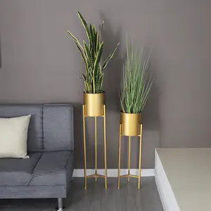 Présentoirs en fer forgé pour Pot de fleurs, étagères métalliques, support pour jardin, maison, extérieur et intérieur, 1 pièce - Product Image 1