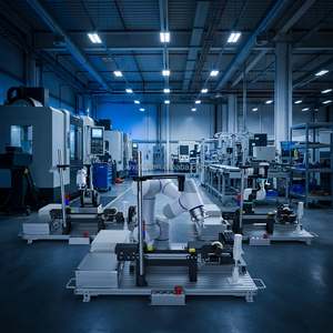 Système de formation de robots collaboratifs TEPKOBOT pour la détection d'objets, le ramassage, le placement et la palettisation sur convoyeur, station de tri - Product Image 4