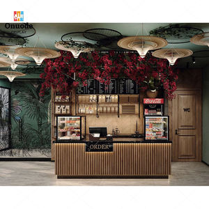 Mostrador de Café Personalizado |   Kiosco Minorista con Iluminación LED |   Solución Integral de Muebles para Cafeterías y Diseño de Interiores Completos - Product Image 3