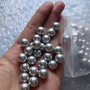 Perla de cristal 650 colores 12mm cuentas artificiales de medio agujero para la fabricación de joyas accesorios de <span class=keywords><strong>perlas</strong></span> sueltas del Mar del Sur para pendientes - Product Image 3