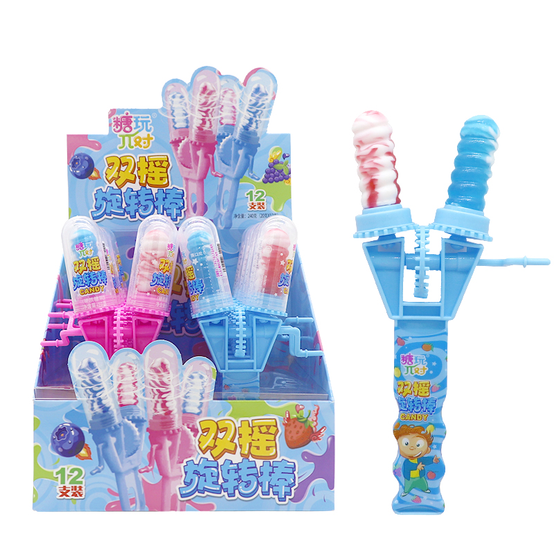 Лидер продаж, новый стиль, двойная вращающаяся жесткая вращающаяся игрушка-леденец