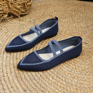 Chaussures plates décontractées grande taille pour femme, style tendance, respirantes, à enfiler, pour l'été et l'automne - Product Image 4