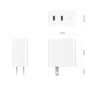 <span class=keywords><strong>Chargeur</strong></span> Us Plug 45w Usb C Dual Port 20w <span class=keywords><strong>Smartphone</strong></span> <span class=keywords><strong>Chargeur</strong></span> Rapide <span class=keywords><strong>Induction</strong></span> Pliable Portable 40w <span class=keywords><strong>Chargeur</strong></span> Pour Huawei - Product Image 5