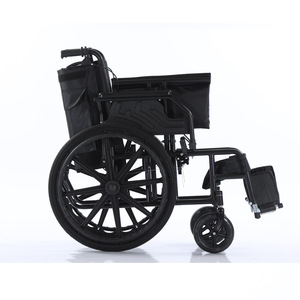 Fauteuil roulant manuel Wanshun 24 pouces, léger, pliable et portable, aide à la mobilité pour personnes âgées - Product Image 4