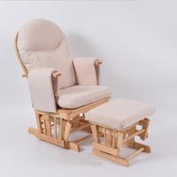 Fauteuil inclinable de maternité à bascule avec repose-pieds et housses lavables