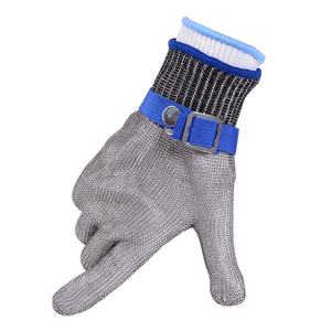 Gants de sécurité personnalisables en gros, résistants aux coupures, en fil d'acier inoxydable, pour cuisine, en maille métallique antirouille, directement de l'usine - Product Image 3