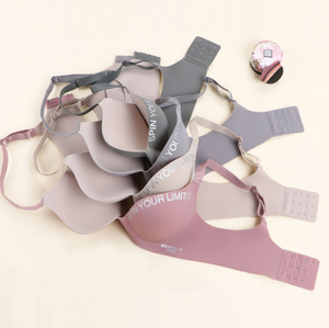Sujetador Invisible Transpirable de Estilo Japonés con Letras Inglesas, de una Pieza, sin Costuras, Inalámbrico, con <span class=keywords><strong>Corte</strong></span> Láser - Product Image 2