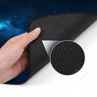 Tapis de souris de jeu personnalisable en tissu lisse et caoutchouc naturel, grand format, avec bords renforcés durables, personnalisable par sublimation