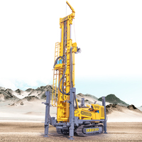 Foreuse rotative sur chenilles HENGWANG pour puits d'eau, automatique, profondeur max. 300m