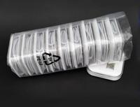 Boîte au détail en cristal en plastique dur cas pour l'iphone câble