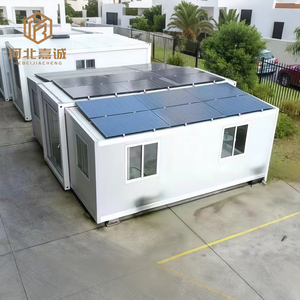 Système de panneaux de maison conteneurisée extensible à énergie solaire, maisons modulaires préfabriquées de luxe, vie hors réseau, installation rapide, design moderne - Product Image 1