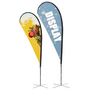 Bannière en forme de X, base croisée, oriflamme personnalisée, drapeau de plage, impression publicitaire, drapeau volant de plage <span class=keywords><strong>Kawa</strong></span>, structure de support de bannières - Product Image 6