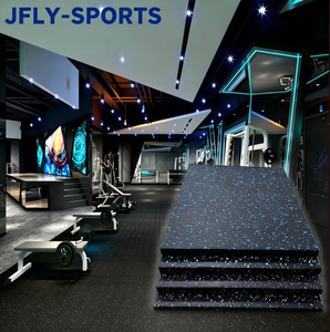 Tapis de sol en caoutchouc non toxique, absorbant les chocs, réduisant le bruit, anti-fatigue, adaptés aux salles de sport, aux aires de jeux et aux zones de fitness à domicile - Product Image 1