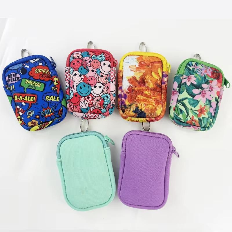 Mini Coin Purse Neoprene Car Key