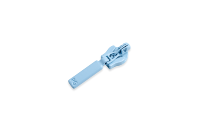 Fermeture à glissière invisible à verrouillage automatique de taille personnalisée de haute qualité directe d'usine fermeture à glissière en nylon 3 # durable avec alliage de zinc-fabriqué à partir de métal