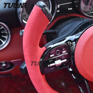 Pour <span class=keywords><strong>Mercedes</strong></span> Benz A C E S G Classe C63 A45 E43 S63 G500 G55 W205 W223 W213 AM-G GT En Fiber De Carbone <span class=keywords><strong>F1</strong></span> <span class=keywords><strong>Volant</strong></span> - Product Image 4