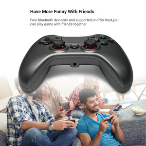 Cần điều khiển từ xa rung kép 6 trục con quay hồi chuyển cảm biến âm thanh jack trò chơi gamepad điều khiển không dây cho Sony <span class=keywords><strong>PS4</strong></span> P4 Pro Slim - Product Image 4