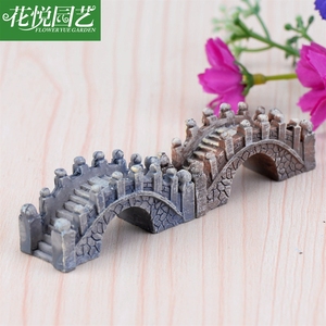 Ornements de micro-paysage en résine de style cour Matériaux décoratifs pour petits ponts dans les ornements de <span class=keywords><strong>jardin</strong></span> de la région de Jiangnan - Product Image 5