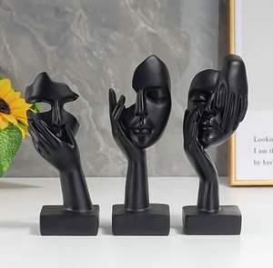 Estatuas de pensador más vendidas, escultura de silencio para oficina, decoración del hogar, esculturas para venta de exportación - Product Image 1