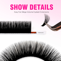Extensions de cils artisanales en volume, faciles à poser, longues et naturelles, en cheveux synthétiques, véganes, directement de l'usine