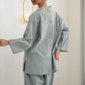 Nueva ropa de moxibustión delantera y trasera hebilla abierta terapia de acupuntura oreja recogiendo ropa masaje sauna sudor ropa humeante - Product Image 4