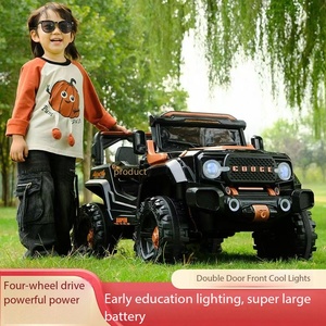 Coche Eléctrico Montable <span class=keywords><strong>de</strong></span> Cuatro Ruedas Unisex para Niños <span class=keywords><strong>de</strong></span> 2 a 4 Años Recargable con Control Remoto y Pedal Material ABS Venta al Por Mayor a Bajo Precio - Product Image 2