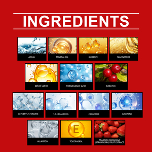 Crème pour le corps à la fraise - Hydratation quotidienne, éclaircissement, adoucissement et <span class=keywords><strong>peau</strong></span> douce et soyeuse - Product Image 5