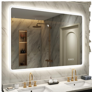 Espelho de Banheiro Contemporâneo de Luxo com Luz, Espelho Inteligente para Banheiro - Product Image 1