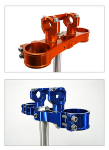 Abrazaderas triples de aluminio Billet MX para motocicleta personalizada Off Road Dirt Bike Racing para Honda Yamaha Kawasaki Suzuki KTM Husqvarna - Product Image 4