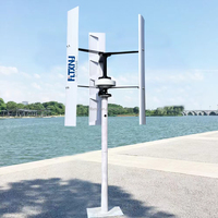 Pas cher 24V/600W moulin à vent générateur d'énergie éolienne domestique muet vawt éolienne