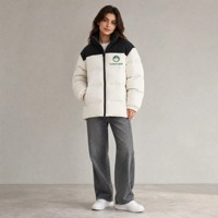 Veste matelassée unisexe YOUMEI pour homme et femme, coupe ample, doublée polaire, avec fermeture éclair, en toile, coupe-vent, écologique, pour couple